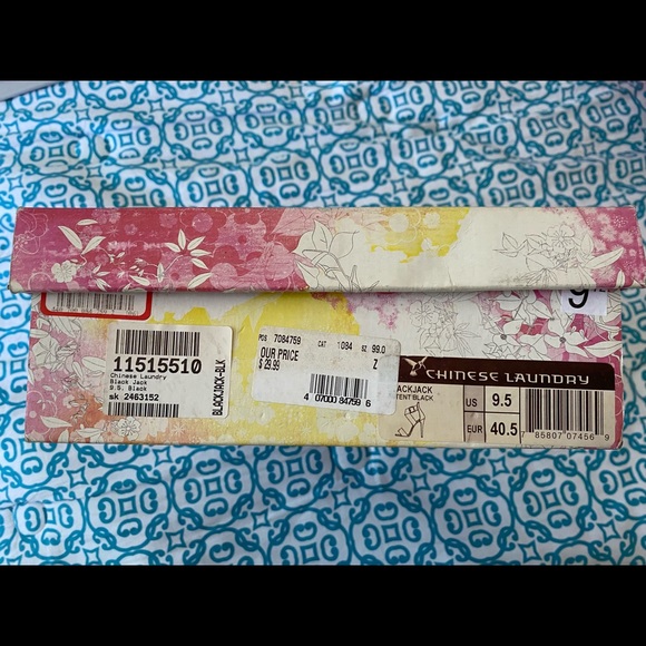 Black Jack Patent Chinese Laundry Heels - Picture 6 of 11